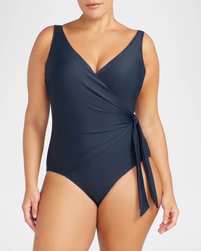 Hues Hayes Underwire One-Piece Swimsuit (D/DD Cup)